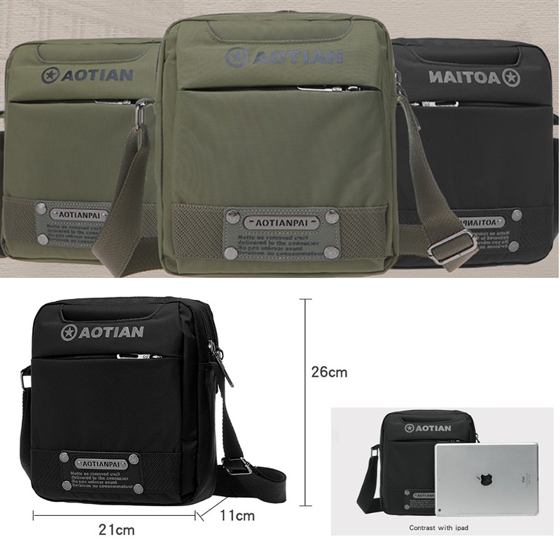 Túi đeo chéo nam, vải chống thấm nước cao cấp,chất vải bền đẹp, nhiều ngăn chứa đồ, phong cách thời trang trẻ Hàn Quốc | BigBuy360 - bigbuy360.vn