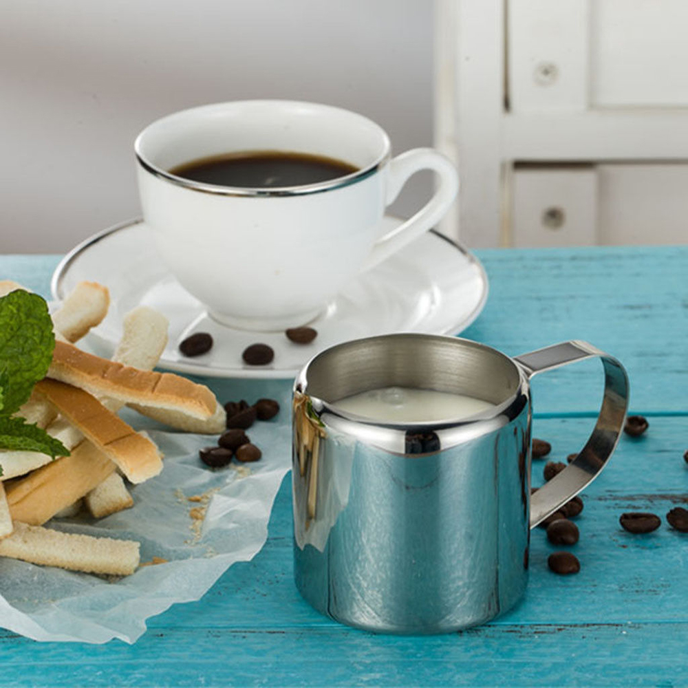 Cốc Inox Đựng Sữa Pha Cà Phê Latte Bền Bỉ Tiện Dụng