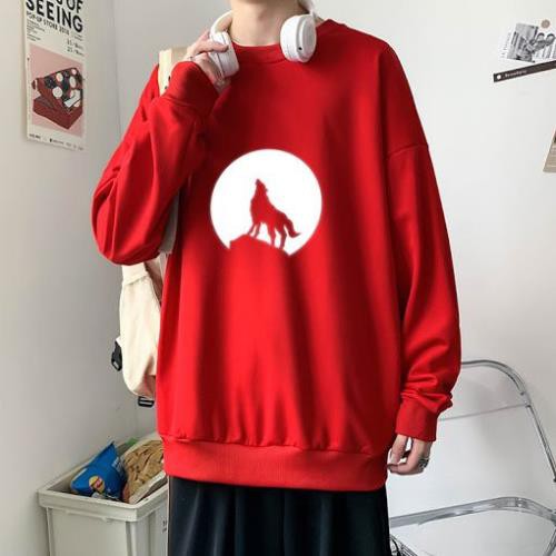 Áo Sweater Sói Mặt Trăng Phản Quang, Aó Nỉ Dài Tay Nam Nữ Cá Tính - AS20 | BigBuy360 - bigbuy360.vn