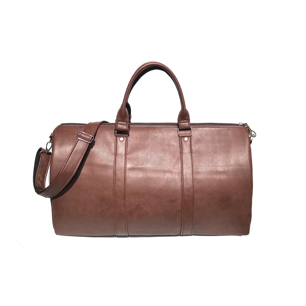 Túi Du Lịch Túi Gym Da Thật Cao Cấp (Nâu) - H2leather