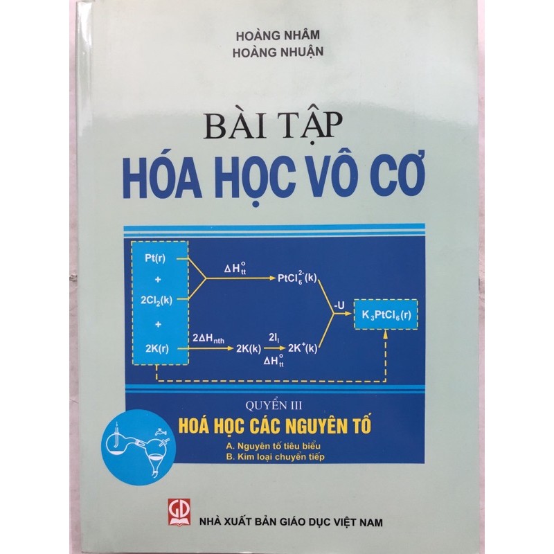 Sách - Bài tập Hoá học Vô cơ Quyển III: Hoá học các nguyên tố