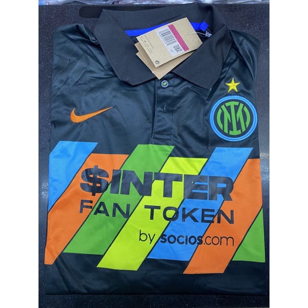 (BIG Size XXL XXXL) Áo thun Jersey Size lớn 2XL 3XL Inter Milan 3rd / Third 2021-2022 chất lượng cao