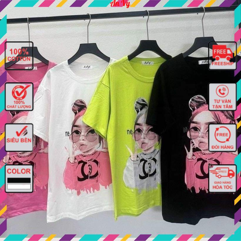 Áo phông nữ form rộng , thun nữ form rộng xuất xịn polo Hàn Quốc free size A2 | BigBuy360 - bigbuy360.vn