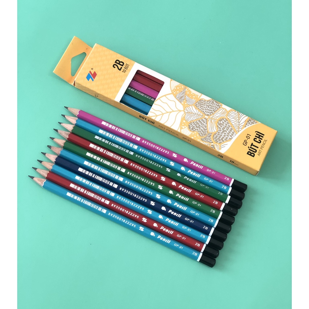 Bút chì 2B Thiên Long các màu GP01 - vpp Quế Anh