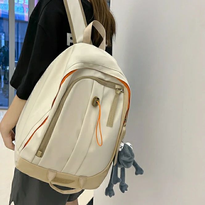 Balo đi học vải thun nylon dáng mai rùa dây rút đựng laptop 15.6 inch