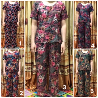 Bán sỉ Bộ lanh trung niên quần dài