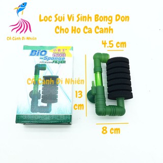 Lọc sủi vi sinh Bio-Sponge PK001 bông đơn cho hồ cá cảnh