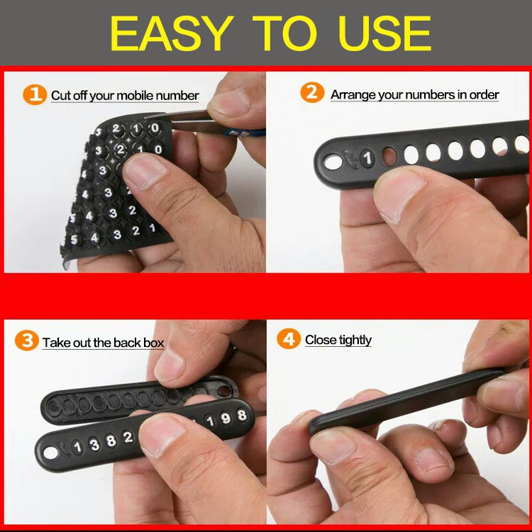 Móc Chìa Khóa Xe Hơi/Bảng Số Điện Thoại Bằng Da Bện Chống Thất Lạc