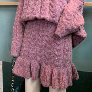 Set Áo Váy Len dầy ulzzang ( có ảnh thật )