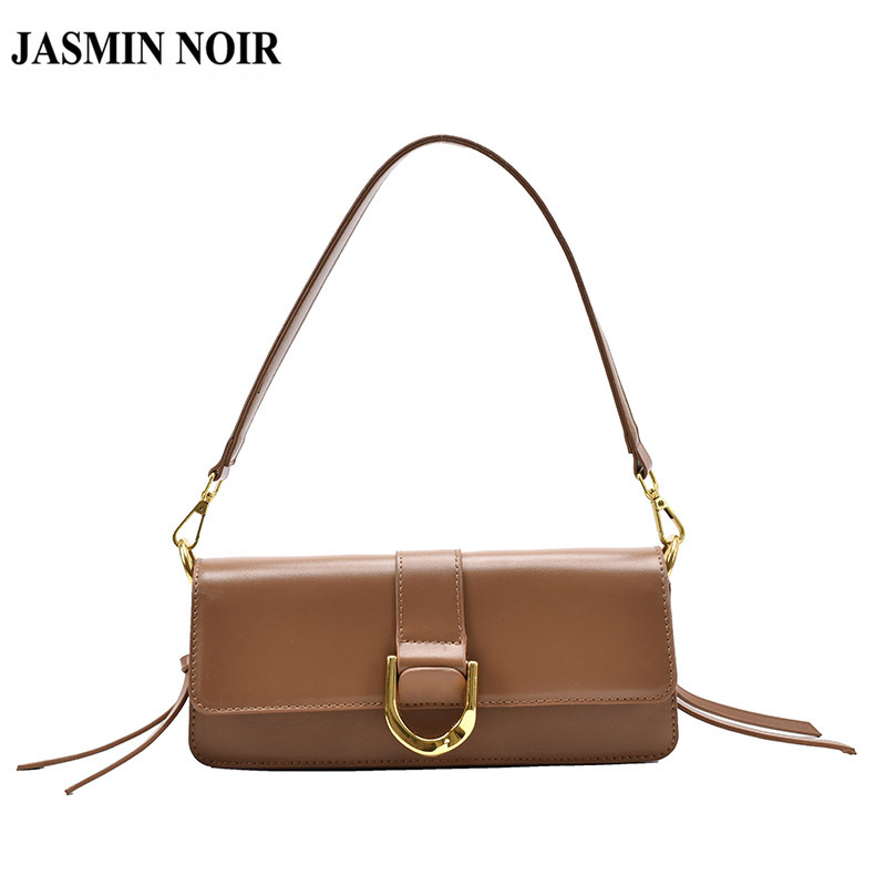 Túi xách JASMIN NOIR bằng da PU phong cách retro thời trang thanh lịch cho nữ