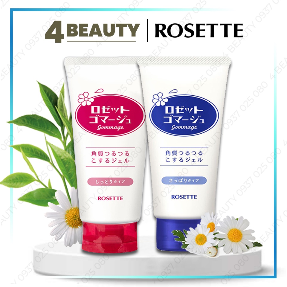 Tẩy Tế Bào Chết Rosette Cho Mọi Loại Da 120g Gommage Gentle Peeling Gel - Moist Peeling Gel