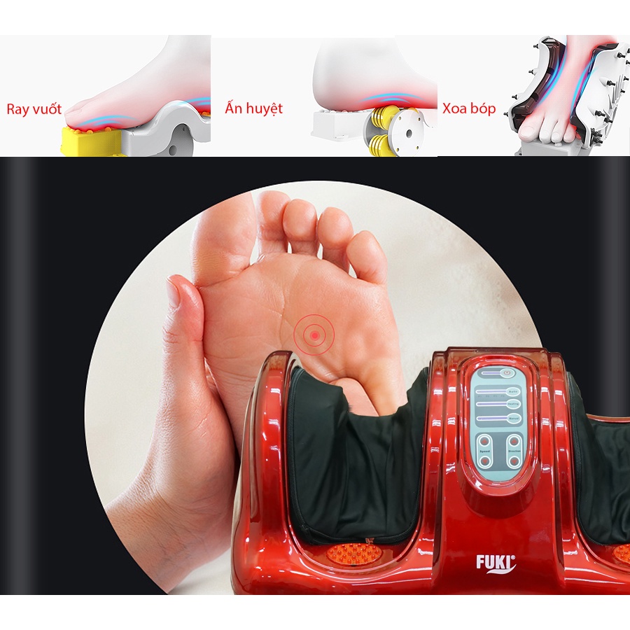 Máy massage chân hồng ngoại Fuki Nhật Bản FK-6811