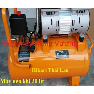 Máy nén khí không dầu, nén khí sạch Hikari 06-30 made in Thái lan,30 lít, loại 750W tương đương 0.75 HP.
