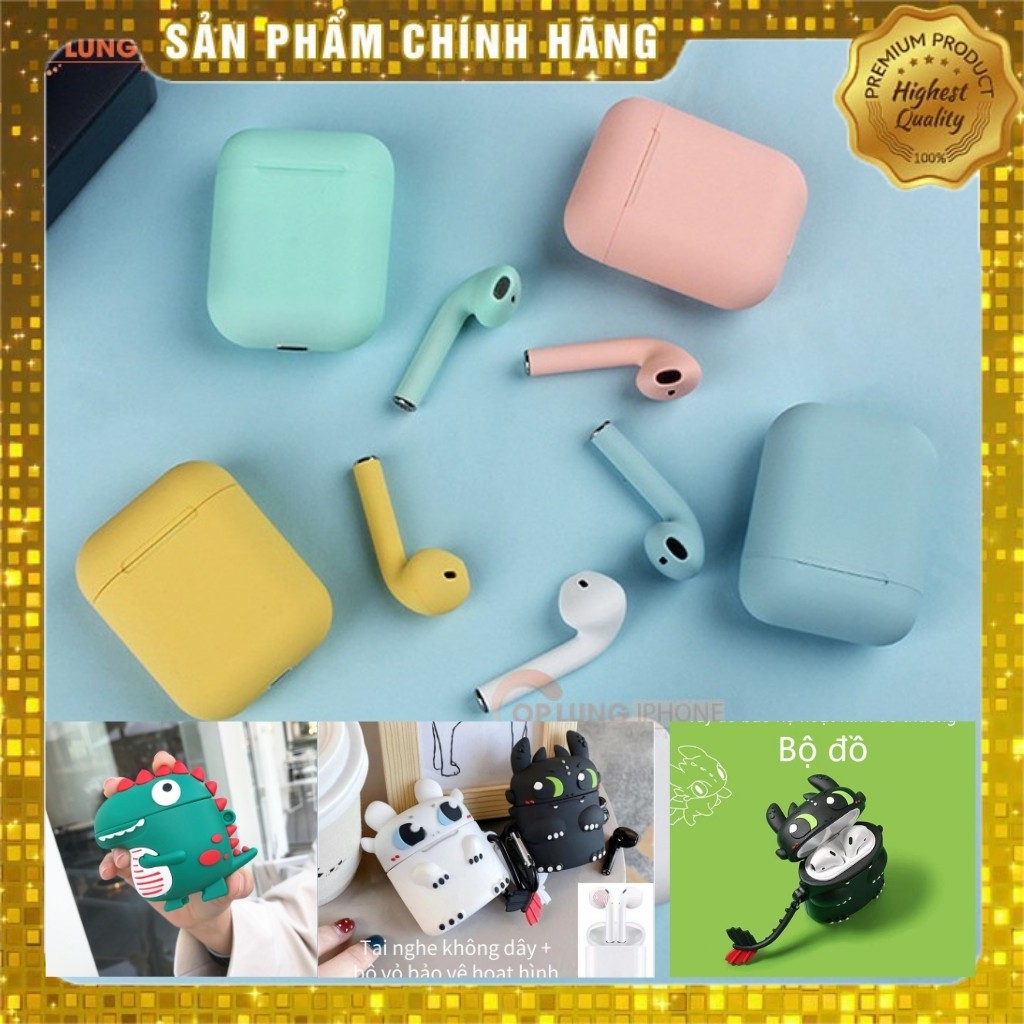 [Combo Hot] Tai nghe Bluetooth InPods i12 TWS 5.0, tai nghe không dây bản Quốc tế dùng IOS Androi ,Tặng kèm ốp bảo vệ ⚡️ | BigBuy360 - bigbuy360.vn