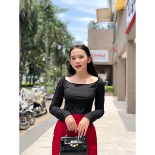 Áo thun đen tay dài