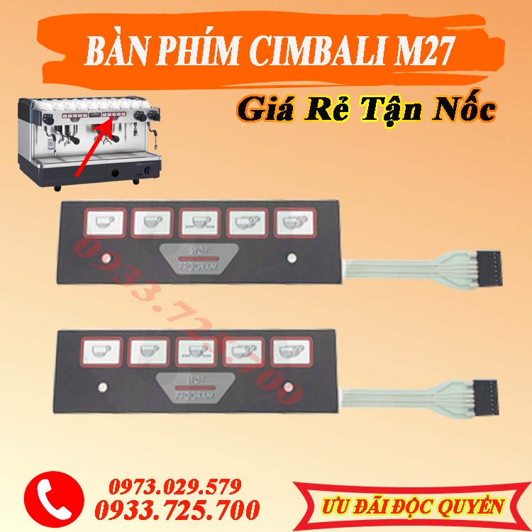 Bàn Phím Máy Pha Cà Phê Cimbali M27 - Phụ Kiện & Linh Kiện Máy Pha Cafe Chính Hãng.