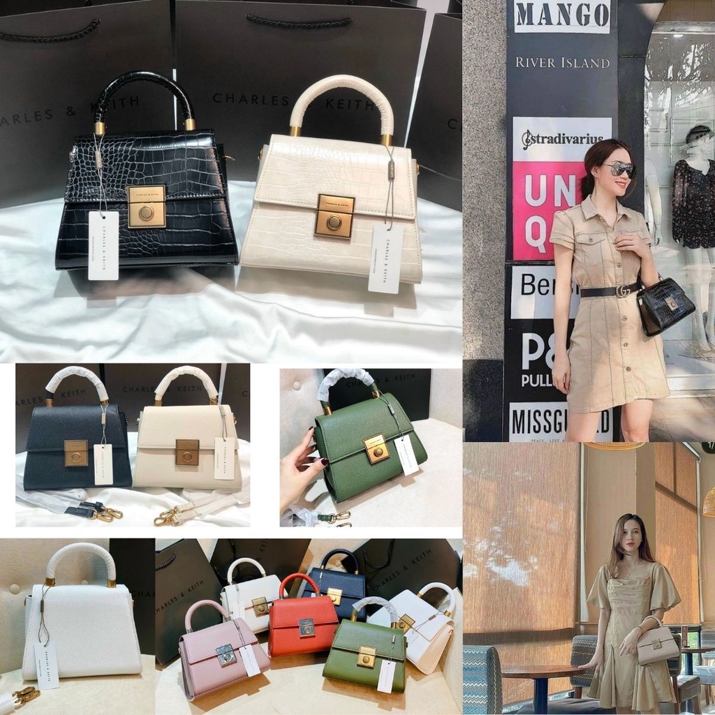 Túi Charles & Keith công sở CK2-50781127 đủ 8 màu