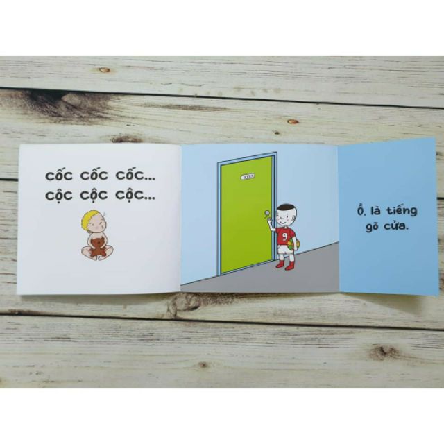 Sách Ehon lật mở Tiếng gì thế nhỉ 6 cuốn NXB Kim Đồng