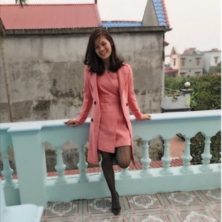 Sét áo dạ kèm váy