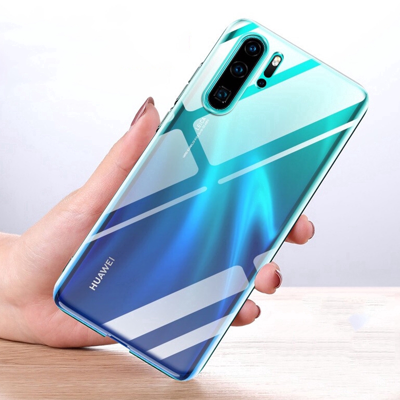 Ốp điện thoại silicon dẻo trong suốt cho Huawei P30 P20 P10 Mate 40 30 20 Pro Lite Plus