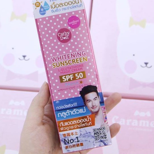 Kem Chống Nắng Whitening Sunscreen L-Glutathione Magic Cream SPF50 PA+++