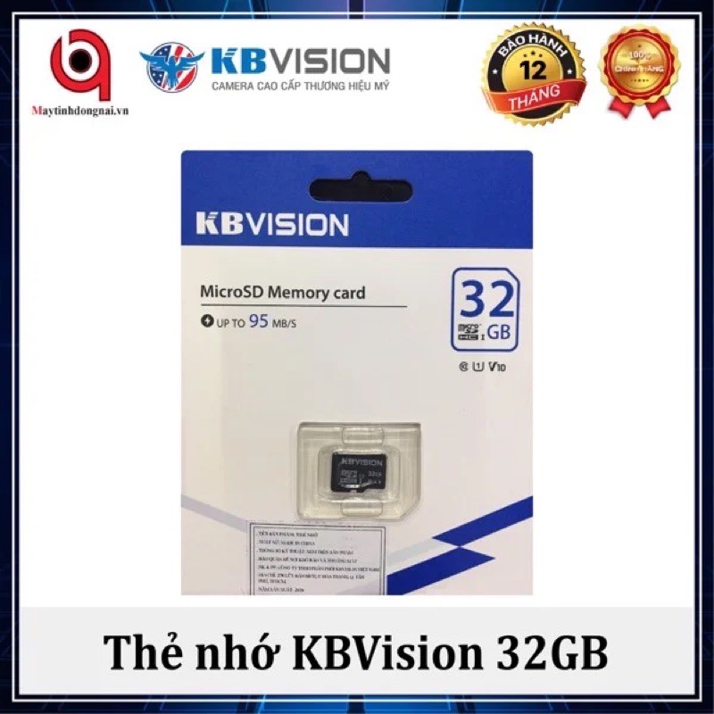 thẻ nhớ 32kb kbvision chuyên camera