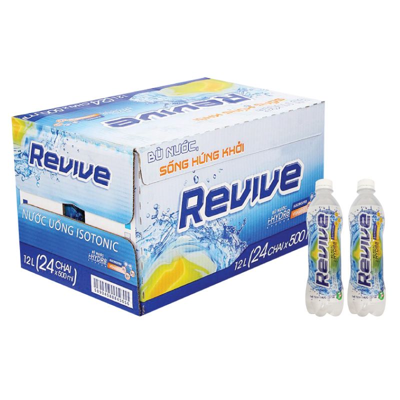 [Siêu Sale] Nước ngọt Revive thùng 24 chai 500ML