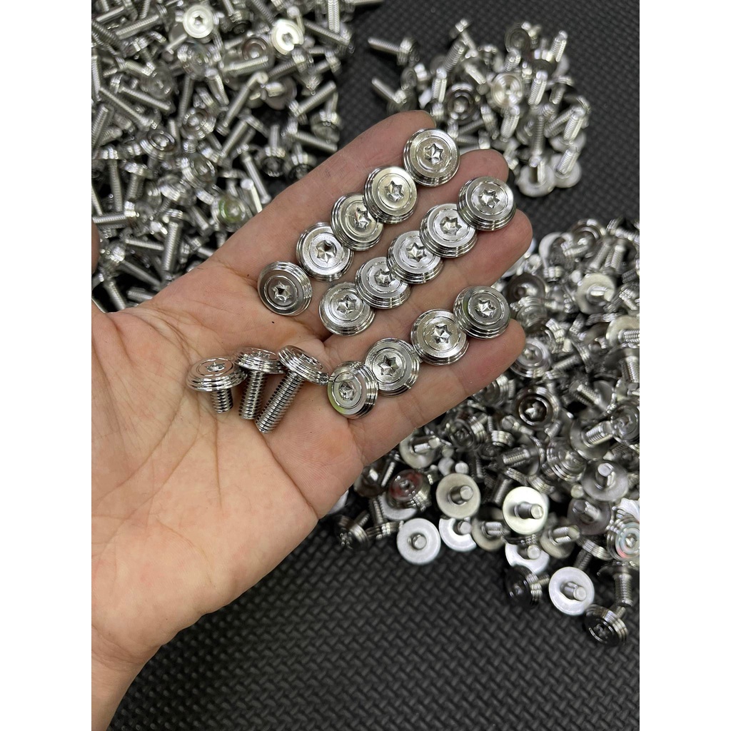 Ốc dĩa 8li15 8li20 8li25 Salaya Salaza Inox 304 bắt đĩa nhiều dòng xe cùng kích thước