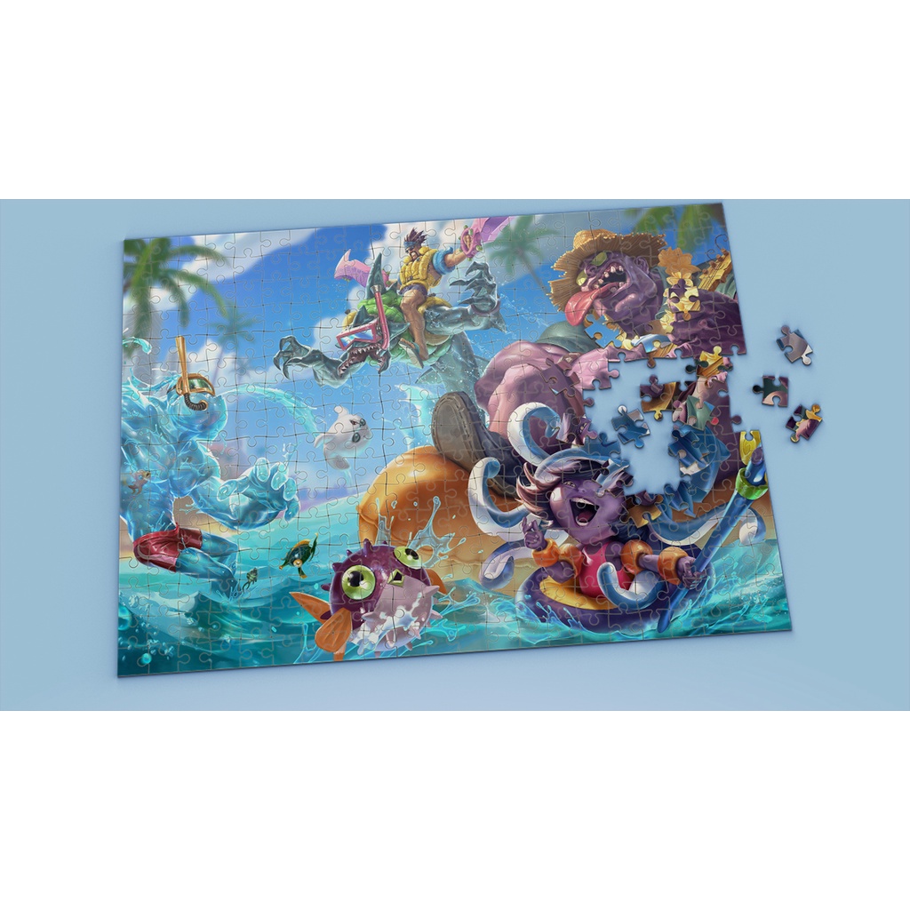 League of Legends Tranh ghép hình MUNDO - Mẫu 2 - Nhận in theo yêu cầu