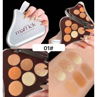 [FREE SHIP] Phấn mắt Maffick kisses socola lấp lánh