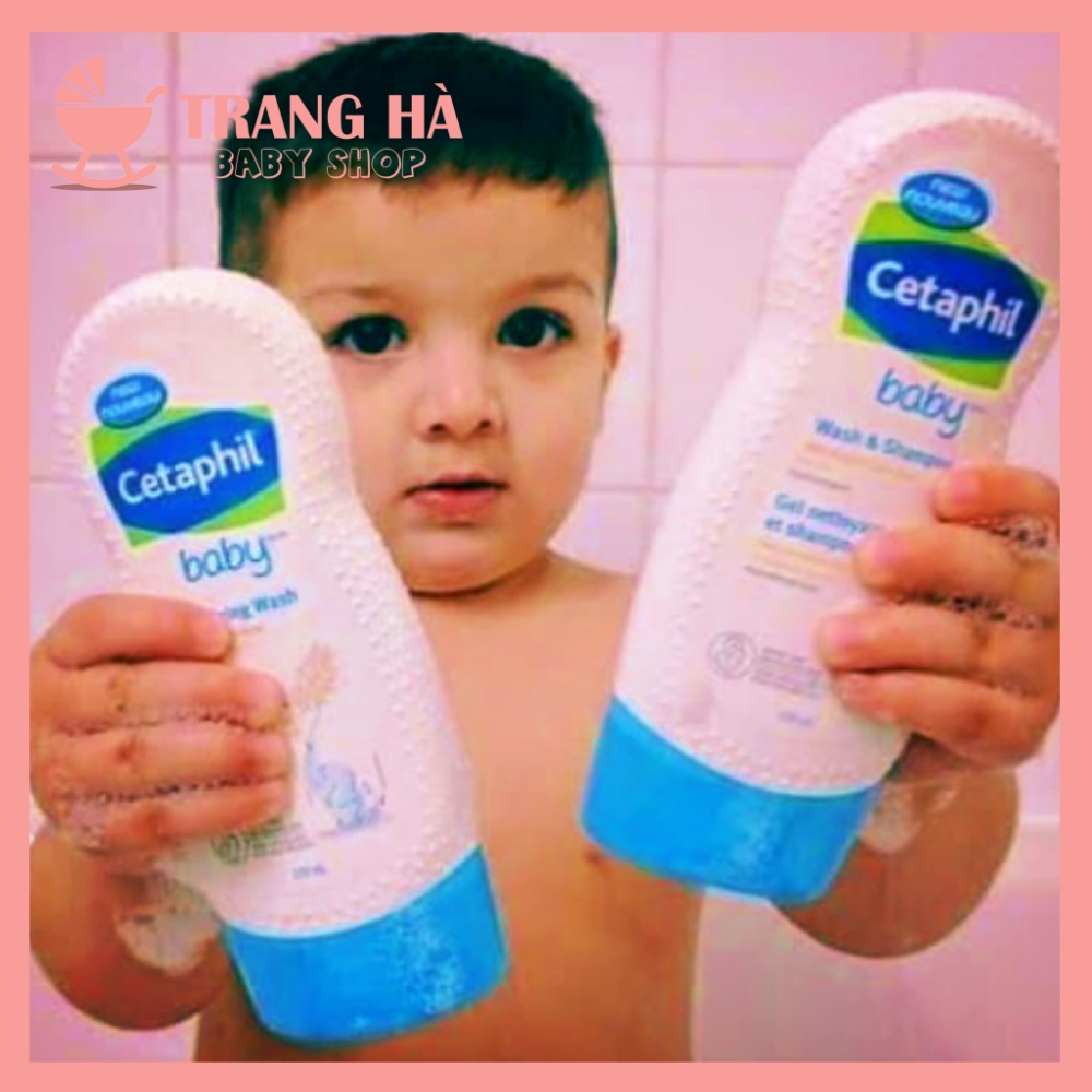 Sữa Tắm Gội Toàn Thân Dịu Nhẹ Cho Bé Cetaphil Baby Wash &amp; Shampoo With Organic Calendula For Face &amp; Body 230ml