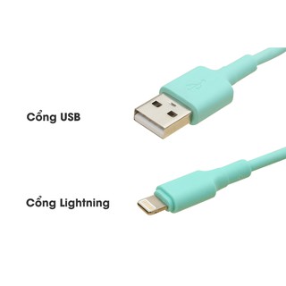 Cáp Lightning 1m AVA LTPL-01 Xanh