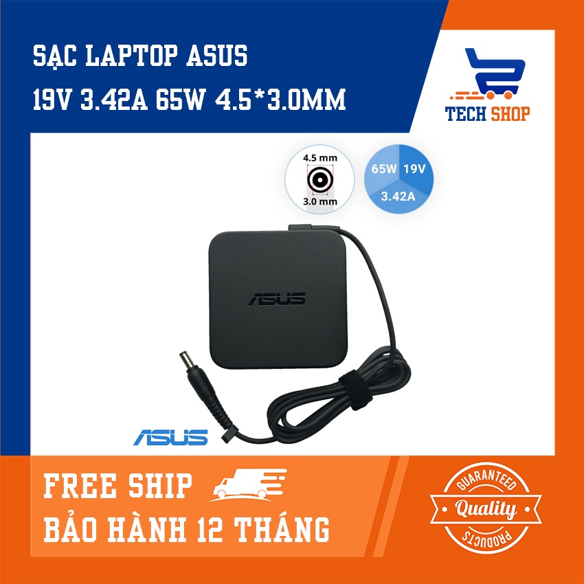 [XẢ HÀNG - Giao hỏa tốc nội thành Hà Nội]Sạc laptop asus giá rẻ TechShop công suất 19V-1.75A/19V-2.37A/19v-3.42A