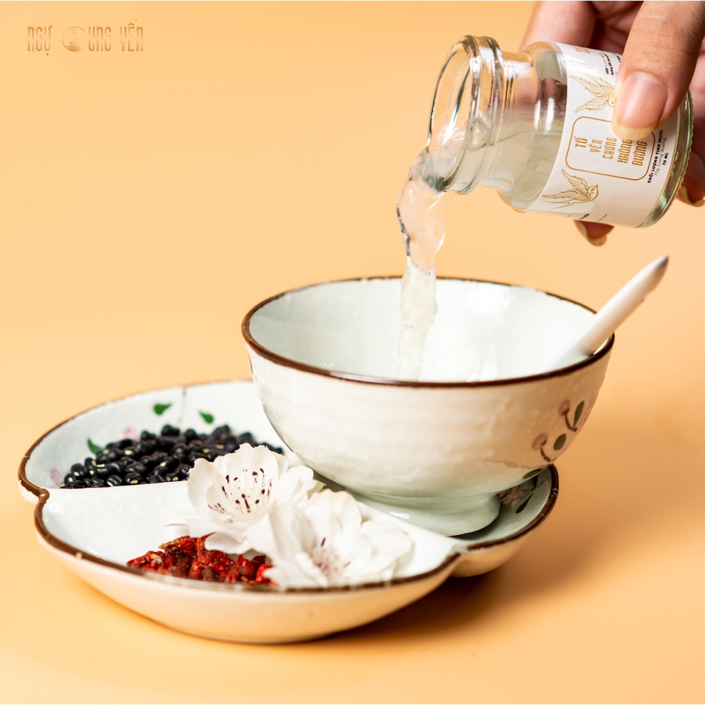 [Ngự Cung Yến] Combo 6 Hũ Yến Sào Chưng Sẵn Đường Phèn Hộp 70ml