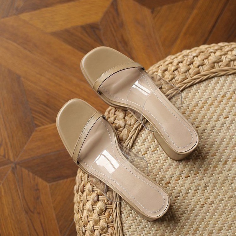 Dép cao gót IELGY thiết kế đơn giản thời trang cho nữ