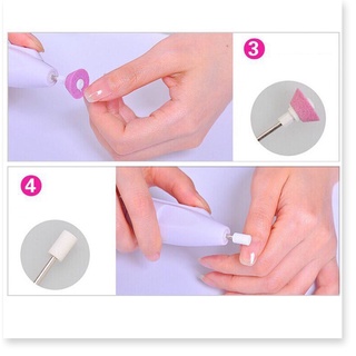Máy mài móng bằng pin, bấm móng tay
