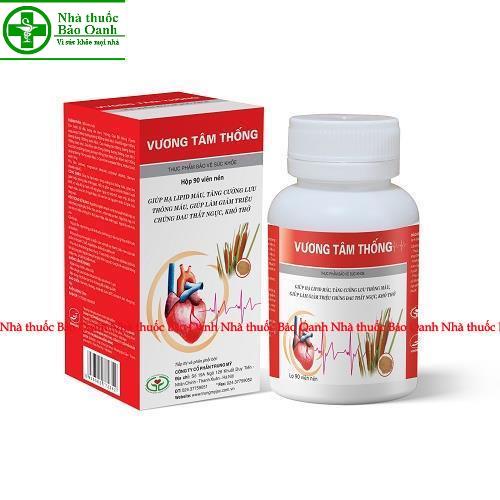 Vương Tâm Thống dạng lọ 180 viên tặng thêm 30 viên- Á Âu - Tốt cho tim mạch, ngăn ngừa nhồi máu cơ tim, đau thắt ngực