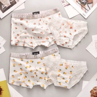 Quần lót cặp đôi nam và nữ cotton