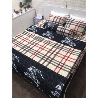 Bộ poly trần bông ga phủ 5 món