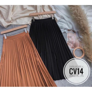 Bigsize Chân váy dập li CV14