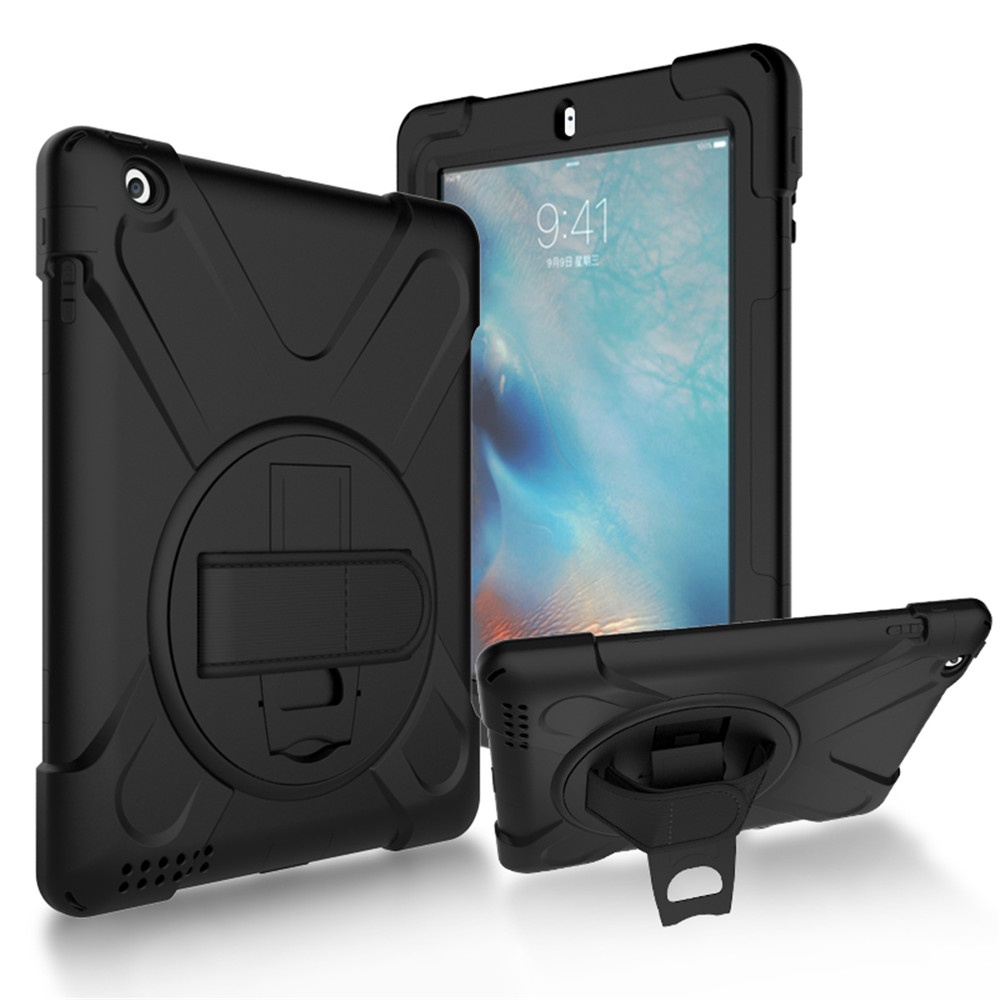 Ốp Máy Tính Bảng Chống Sốc Có Dây Đeo Tay Cho iPad mini 123 (7.9") iPad mini 4/mini 5 iPad 2/3/4 iPad Air iPad Air 2