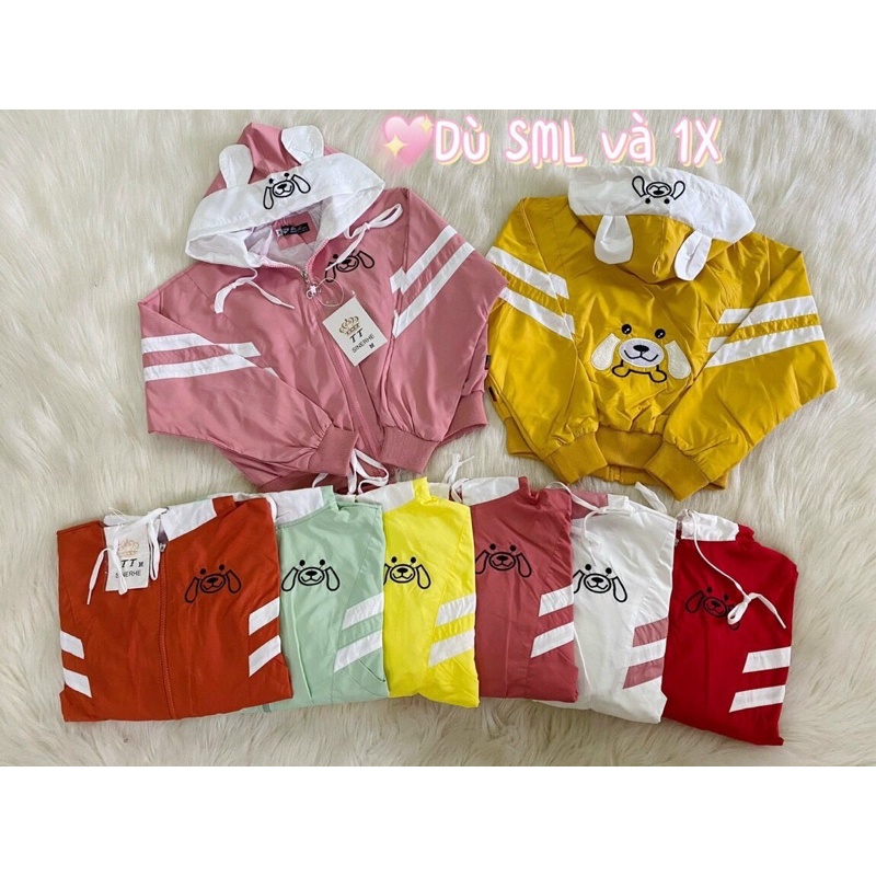 Áo khoác dù nhung bé gái hàng xịn