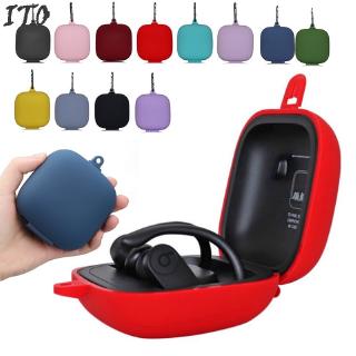 Vỏ bọc silicone màu trơn dành cho hộp sạc tai nghe Beats PowerBeats Pro
