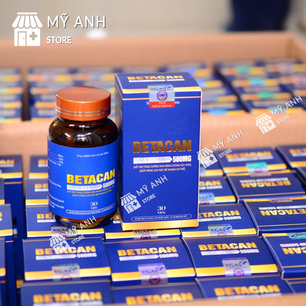 sỉ- BETACAN [CHÍNH HÃNG] - Tăng cường miễn dịch, loại bỏ HPV ( CÓ CHE TÊN SẢN PHẨM)