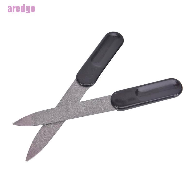 (Hàng Mới Về) Bộ 5 Cây Dũa Móng Tay 2 Mặt Bằng Nhựa