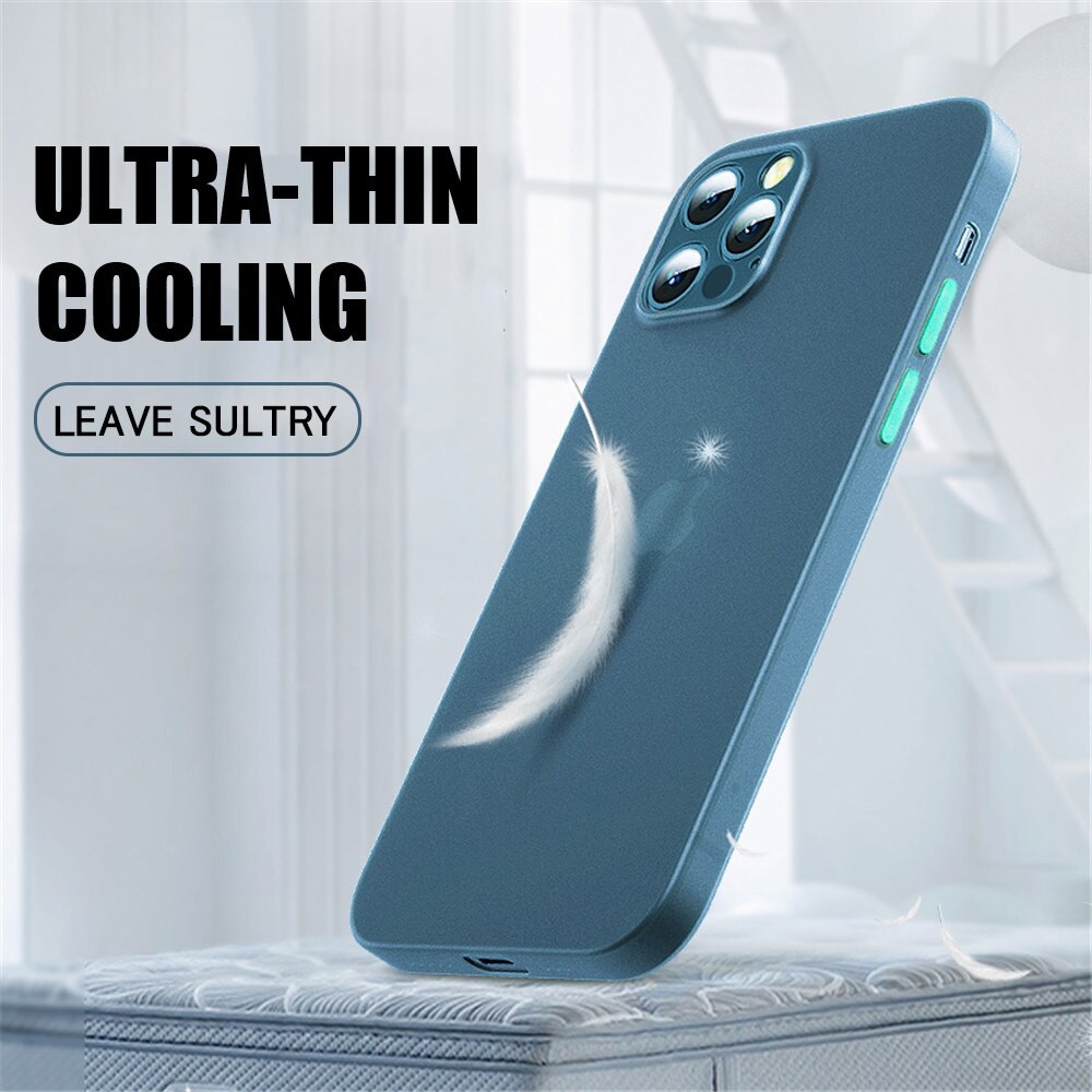 ỐP LƯNG IPHONE SIÊU MỎNG FEATHER ÔM SÁT MÁY CHỐNG BÁM VÂN TAY IPHONE 11 PRO MAX 12 PRO MAX | BigBuy360 - bigbuy360.vn