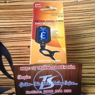 Tuner guitar máy lên dây ukulele và guitar