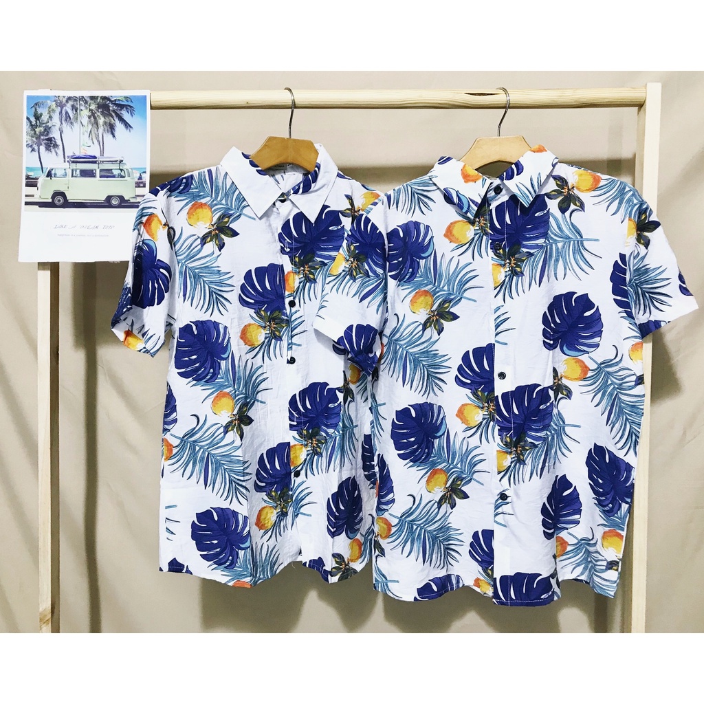 Áo sơ mi Hawaii đi biển mùa hè