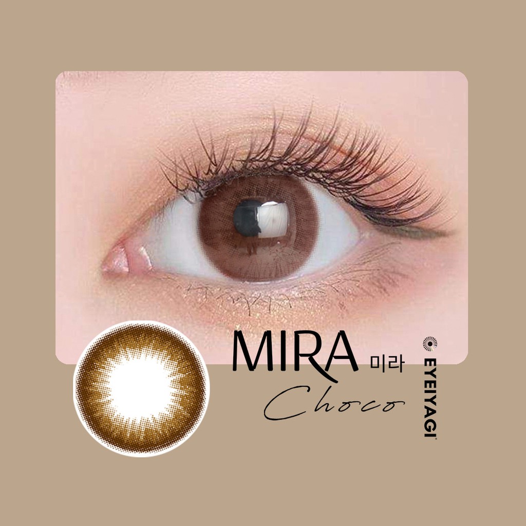 BST kính áp tròng 2 màu lens nâu lens choco thương hiệu·Eyeiyagi có độ từ 0-8 độ ,lens Y KHOA THỜI TRANG CAO CẤP