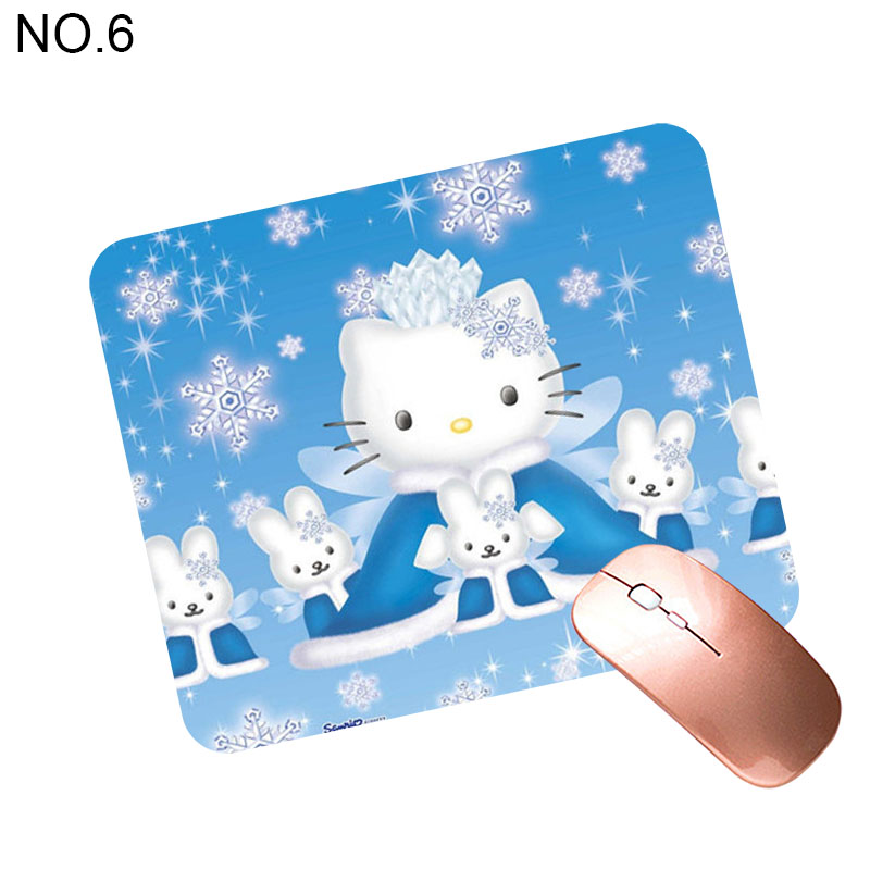 Miếng lót chuột chơi game chống trượt hình mèo Hello Kitty